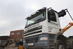 Skip Hire Bishops Stortford hook loader